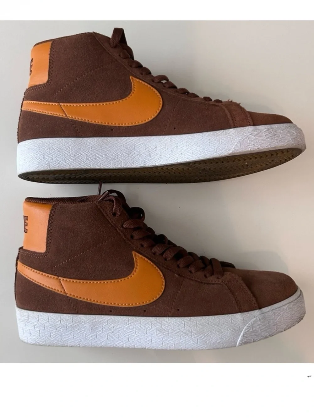Nike SB Zoom Blazer Mid Pecan Light Curry 864349-203 Skater SB Vulcanized Retro